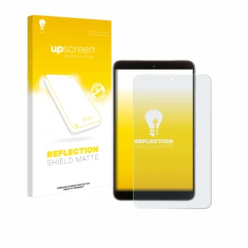 Parte frontale di una confezione del prodotto con il logo del marchio upscreen. Accanto è raffigurato il dispositivo Nokia T10