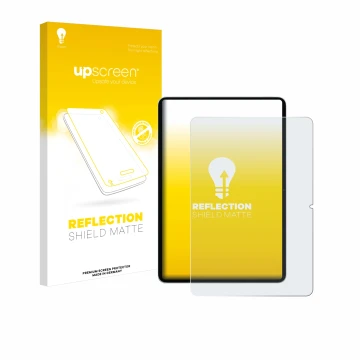 Parte frontale di una confezione del prodotto con il logo del marchio upscreen. Accanto è raffigurato il dispositivo Xiaomi Pa