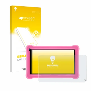 Parte frontale di una confezione del prodotto con il logo del marchio upscreen. Accanto è raffigurato il dispositivo Sumtab K7