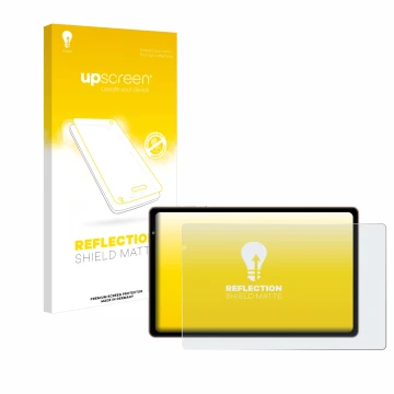 Parte frontale di una confezione del prodotto con il logo del marchio upscreen. Accanto è raffigurato il dispositivo Biegedy B