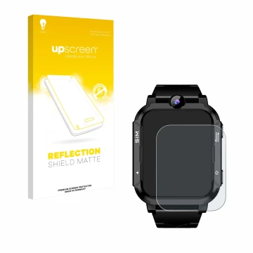Parte frontale di una confezione del prodotto con il logo del marchio upscreen. Accanto è raffigurato il dispositivo Blackview