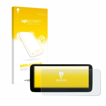 Parte frontale di una confezione del prodotto con il logo del marchio upscreen. Accanto è raffigurato il dispositivo Xtrons B0
