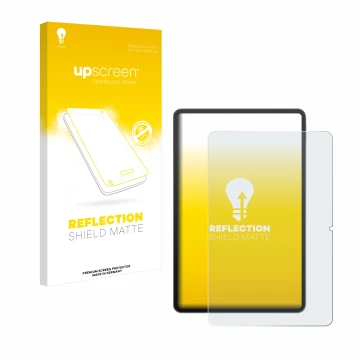 Parte frontale di una confezione del prodotto con il logo del marchio upscreen. Accanto è raffigurato il dispositivo Redmagic 