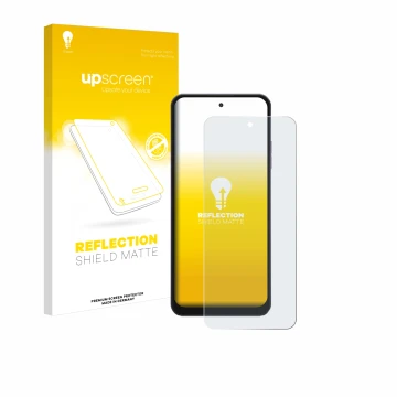 Parte frontale di una confezione del prodotto con il logo del marchio upscreen. Accanto è raffigurato il dispositivo Hotwav No
