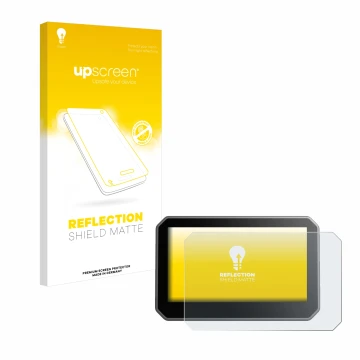 Parte frontale di una confezione del prodotto con il logo del marchio upscreen. Accanto è raffigurato il dispositivo Elegoo Ce