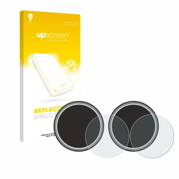 Parte frontale di una confezione del prodotto con il logo del marchio upscreen. Accanto è raffigurato il dispositivo Numark NS
