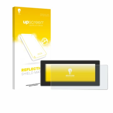 Parte frontale di una confezione del prodotto con il logo del marchio upscreen. Accanto è raffigurato il dispositivo Hyundai I