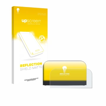 Parte frontale di una confezione del prodotto con il logo del marchio upscreen. Accanto è raffigurato il dispositivo Nintendo 