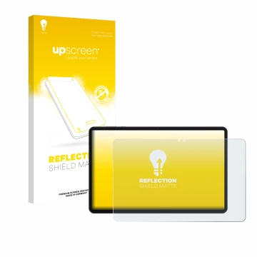 Parte frontale di una confezione del prodotto con il logo del marchio upscreen. Accanto è raffigurato il dispositivo Honor Pad