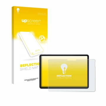 Parte frontale di una confezione del prodotto con il logo del marchio upscreen. Accanto è raffigurato il dispositivo Microsoft