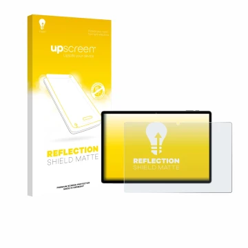 Parte frontale di una confezione del prodotto con il logo del marchio upscreen. Accanto è raffigurato il dispositivo Maxlegen 