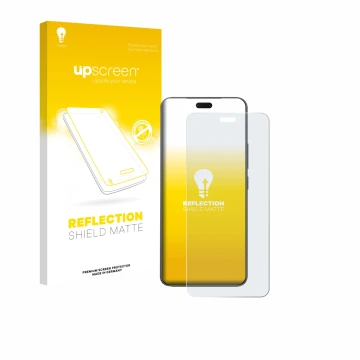 Parte frontale di una confezione del prodotto con il logo del marchio upscreen. Accanto è raffigurato il dispositivo Xiaomi Ci