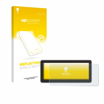 Parte frontale di una confezione del prodotto con il logo del marchio upscreen. Accanto è raffigurato il dispositivo Vantrue N