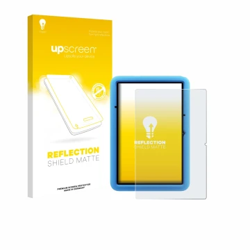 Parte frontale di una confezione del prodotto con il logo del marchio upscreen. Accanto è raffigurato il dispositivo Blackview