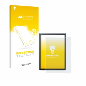 Parte frontale di una confezione del prodotto con il logo del marchio upscreen. Accanto è raffigurato il dispositivo iflytek A