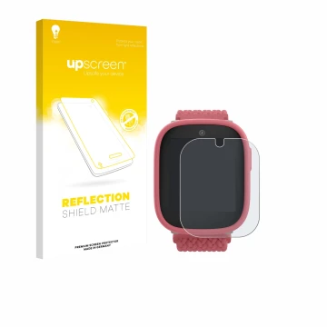 Parte frontale di una confezione del prodotto con il logo del marchio upscreen. Accanto è raffigurato il dispositivo Xplora X6