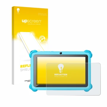 Parte frontale di una confezione del prodotto con il logo del marchio upscreen. Accanto è raffigurato il dispositivo zcobro KI