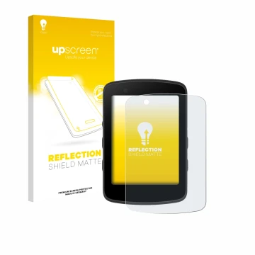 Parte frontale di una confezione del prodotto con il logo del marchio upscreen. Accanto è raffigurato il dispositivo Bryton Ri