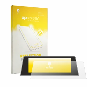 Parte frontale di una confezione del prodotto con il logo del marchio upscreen. Accanto è raffigurato il dispositivo BMW X3 G0