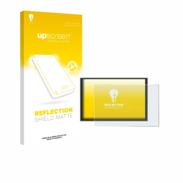 Parte frontale di una confezione del prodotto con il logo del marchio upscreen. Accanto è raffigurato il dispositivo Renault M