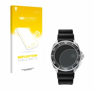 Parte frontale di una confezione del prodotto con il logo del marchio upscreen. Accanto è raffigurato il dispositivo Seiko Pro