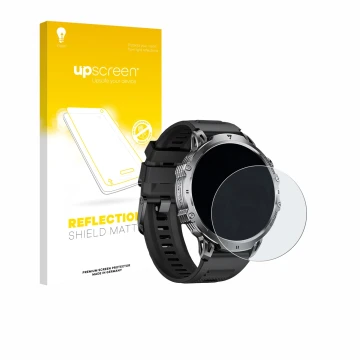 Parte frontale di una confezione del prodotto con il logo del marchio upscreen. Accanto è raffigurato il dispositivo LIGE EF13