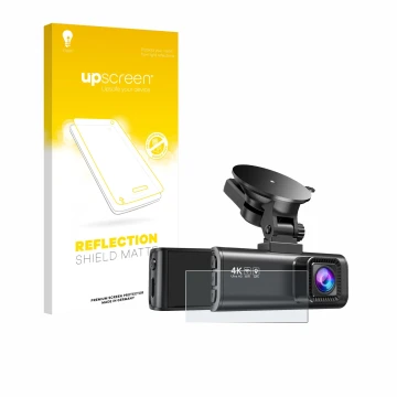 Parte frontale di una confezione del prodotto con il logo del marchio upscreen. Accanto è raffigurato il dispositivo Redtiger 