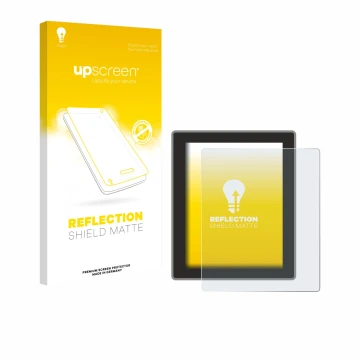 Parte frontale di una confezione del prodotto con il logo del marchio upscreen. Accanto è raffigurato il dispositivo Peterson 