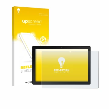 Parte frontale di una confezione del prodotto con il logo del marchio upscreen. Accanto è raffigurato il dispositivo MUISOO A1