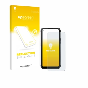 Parte frontale di una confezione del prodotto con il logo del marchio upscreen. Accanto è raffigurato il dispositivo Hammer Bl