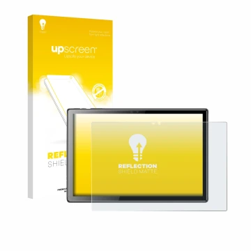 Parte frontale di una confezione del prodotto con il logo del marchio upscreen. Accanto è raffigurato il dispositivo Tibuta A1