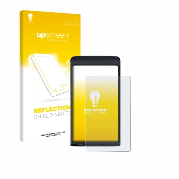 Parte frontale di una confezione del prodotto con il logo del marchio upscreen. Accanto è raffigurato il dispositivo Vasco Tra