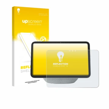 Parte frontale di una confezione del prodotto con il logo del marchio upscreen. Accanto è raffigurato il dispositivo Amazon Ec