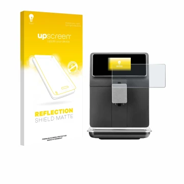 Parte frontale di una confezione del prodotto con il logo del marchio upscreen. Accanto è raffigurato il dispositivo WMF Perfe