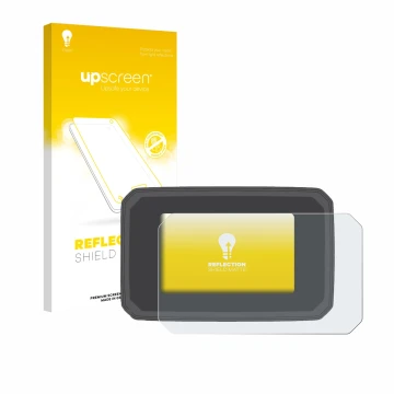 Parte frontale di una confezione del prodotto con il logo del marchio upscreen. Accanto è raffigurato il dispositivo Honda For