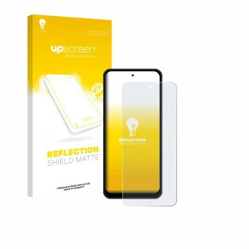 Parte frontale di una confezione del prodotto con il logo del marchio upscreen. Accanto è raffigurato il dispositivo Acer Acer