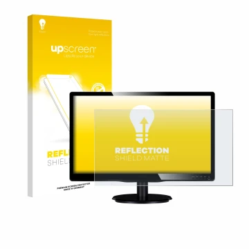 Parte frontale di una confezione del prodotto con il logo del marchio upscreen. Accanto è raffigurato il dispositivo Philips 2