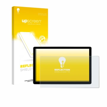 Parte frontale di una confezione del prodotto con il logo del marchio upscreen. Accanto è raffigurato il dispositivo Skoda Elr