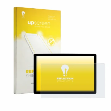 Parte frontale di una confezione del prodotto con il logo del marchio upscreen. Accanto è raffigurato il dispositivo Skoda Elr