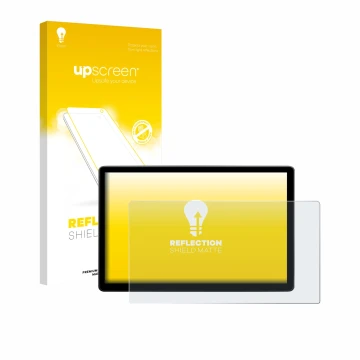 Parte frontale di una confezione del prodotto con il logo del marchio upscreen. Accanto è raffigurato il dispositivo Skoda Elr