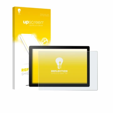 Parte frontale di una confezione del prodotto con il logo del marchio upscreen. Accanto è raffigurato il dispositivo Wacom Cin