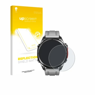 Parte frontale di una confezione del prodotto con il logo del marchio upscreen. Accanto è raffigurato il dispositivo Doogee An