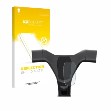 Parte frontale di una confezione del prodotto con il logo del marchio upscreen. Accanto è raffigurato il dispositivo Navee ST3