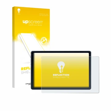 Parte frontale di una confezione del prodotto con il logo del marchio upscreen. Accanto è raffigurato il dispositivo MUISOO MU