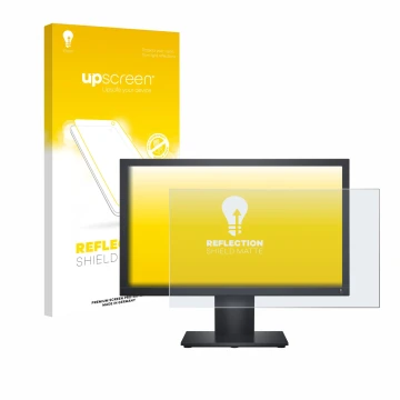 Parte frontale di una confezione del prodotto con il logo del marchio upscreen. Accanto è raffigurato il dispositivo Dell E192