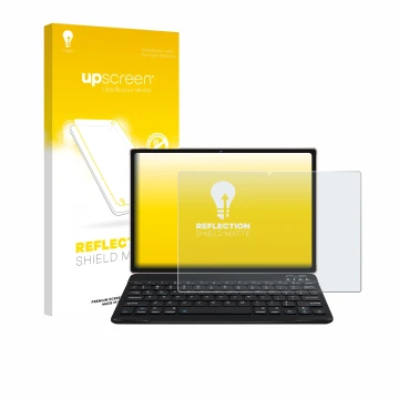 Parte frontale di una confezione del prodotto con il logo del marchio upscreen. Accanto è raffigurato il dispositivo DEERTiME 