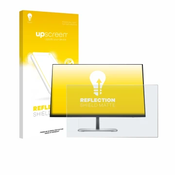 Parte frontale di una confezione del prodotto con il logo del marchio upscreen. Accanto è raffigurato il dispositivo HP Serie 