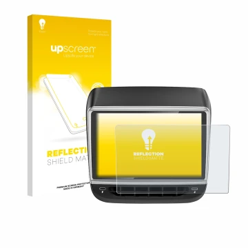 Parte frontale di una confezione del prodotto con il logo del marchio upscreen. Accanto è raffigurato il dispositivo Tlyard T1