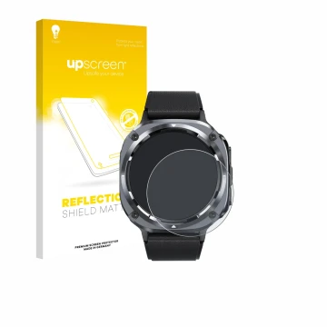 Parte frontale di una confezione del prodotto con il logo del marchio upscreen. Accanto è raffigurato il dispositivo TIMU S90 