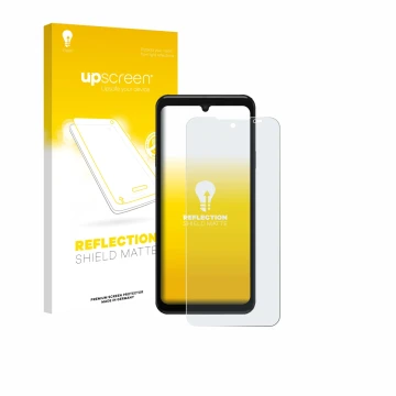 Parte frontale di una confezione del prodotto con il logo del marchio upscreen. Accanto è raffigurato il dispositivo Sunmi L3 